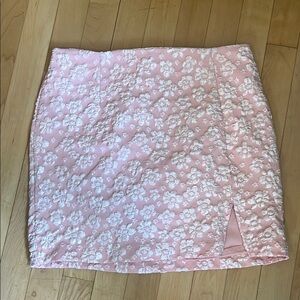 Wild Fable Pink Pencil Mini Skirt with Slit